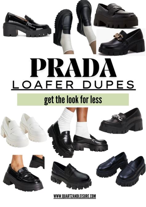 prada monolith rubber sandals dupe|prada loafer dupes.